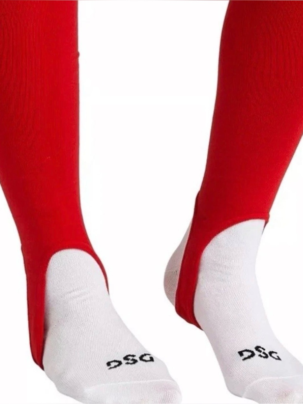 DSG Baseball/Softball Stirrup Sanitary Socks Combo Pack Sz M Youth 4-8 Red